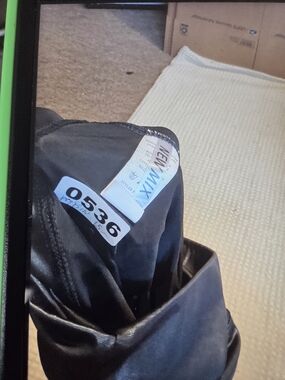 Black New Mix Jacket - Sleek Vegan Leather Look